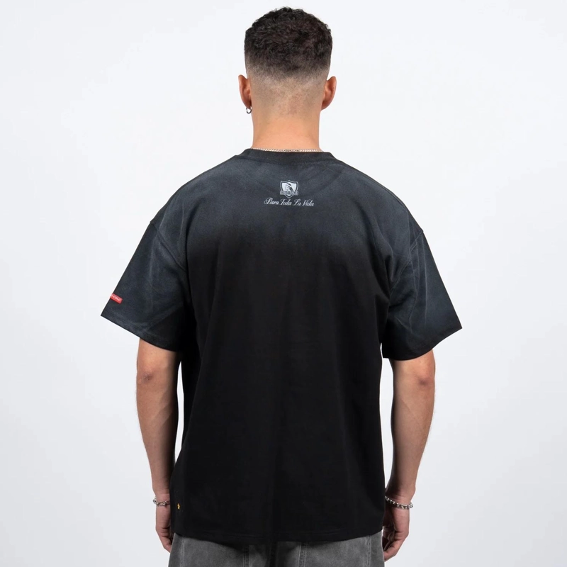 POLERA HOMBRE COLO COLO OVERSIZE 'PARA TODA LA VIDA' NEGRO - 2