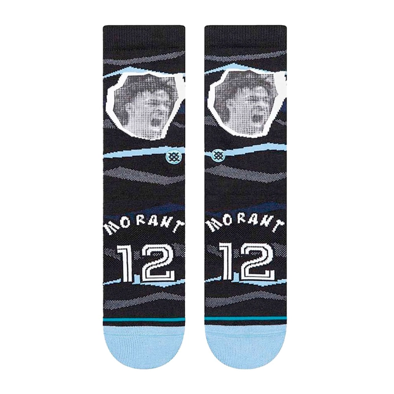 CALCETINES STANCE FAXED JA MORANT NEGRO BLACK - 2