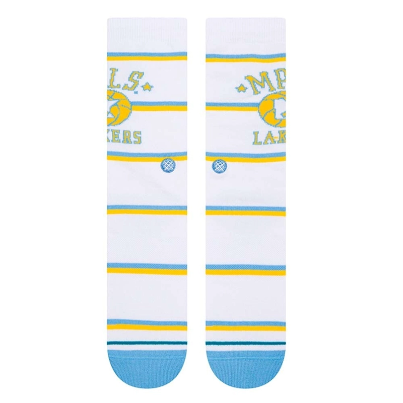 CALCETINES STANCE CLASSICS LOS ANGELES LAKERS BLANCO WHITE - 2