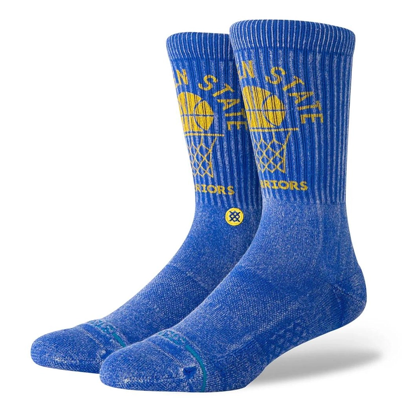 CALCETINES STANCE VINTAGE GOLDEN STATE WARRIORS AZUL - 1