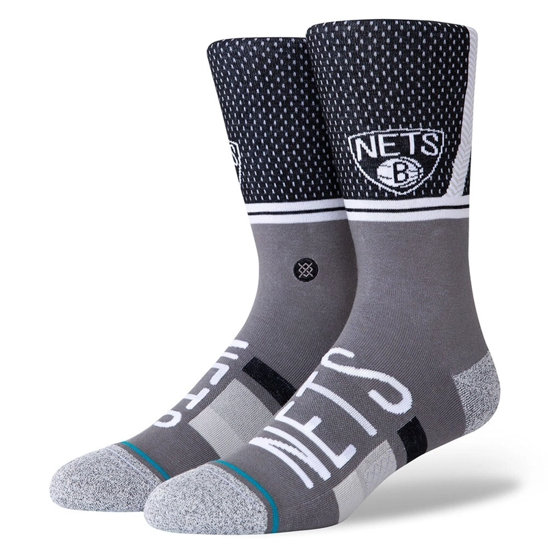 CALCETINES STANCE BROOKLYN NETS SHORTCUT 2 BLACK - 1