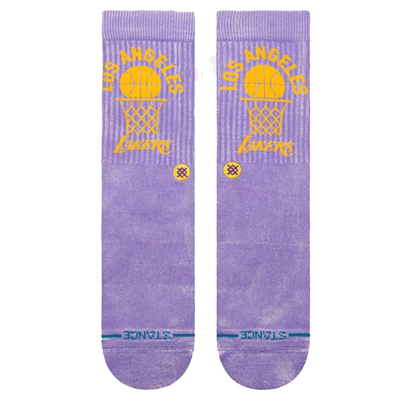 CALCETINES STANCE VINTAGE LOS ANGELES LAKERS PURPLE - 2