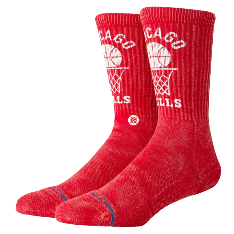 CALCETINES STANCE VINTAGE CHICAGO BULLS ROJO - 1