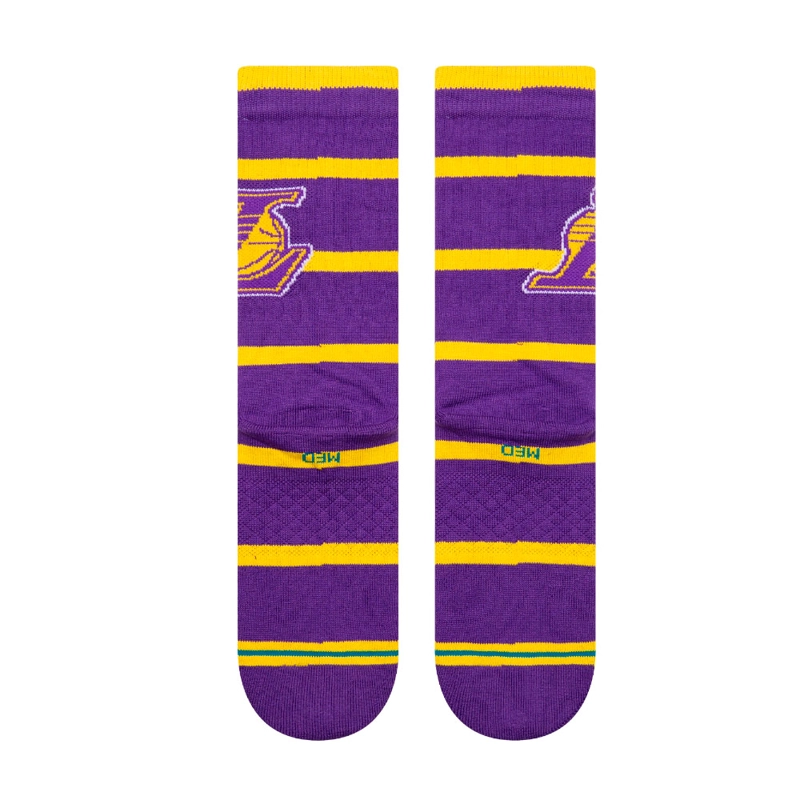 CALCETINES STANCE PREP LOS ANGELES LAKERS MORADO - 3