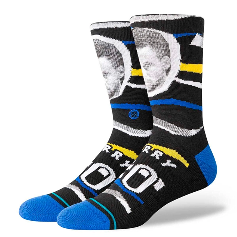 CALCETINES STANCE FAXED CURRY NEGRO BLACK - 1