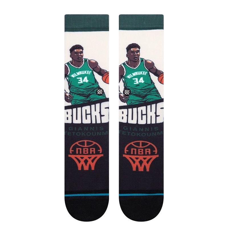 CALCETINES STANCE GRADED GIANNIS TAN - 2