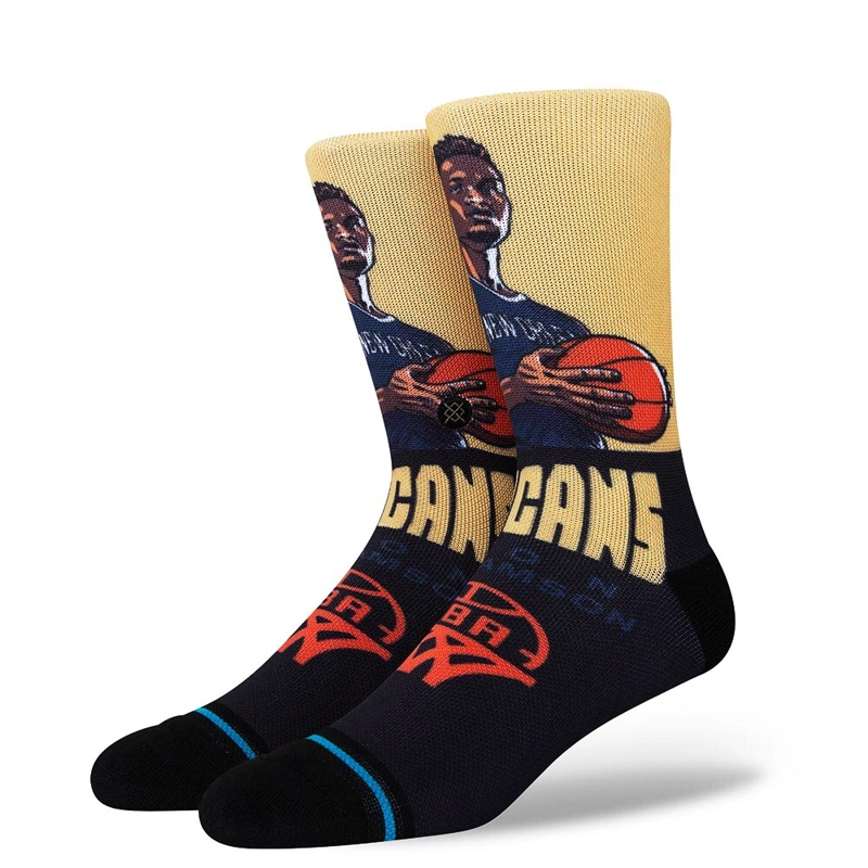 CALCETINES STANCE GRADED ZION BROWN - 1