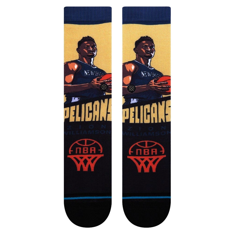 CALCETINES STANCE GRADED ZION BROWN - 2