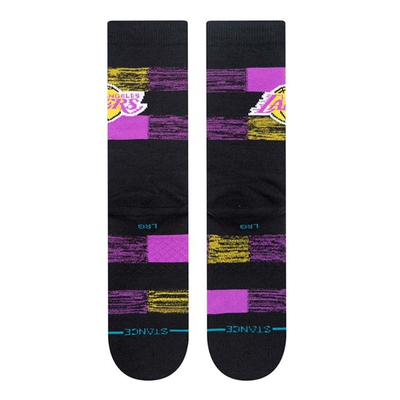CALCETINES STANCE LOS ANGELES LAKERS CRYPTIC BLACK - 3