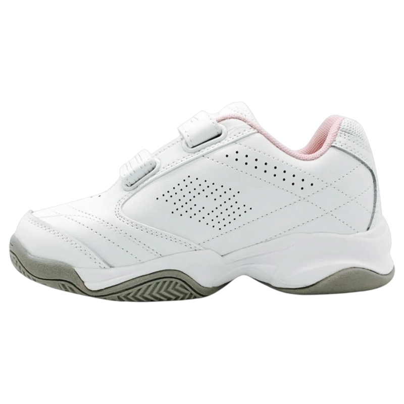 ZAPATILLA URBANA JUVENIL LOTTO COURT S BLANCA ROSADA - 2