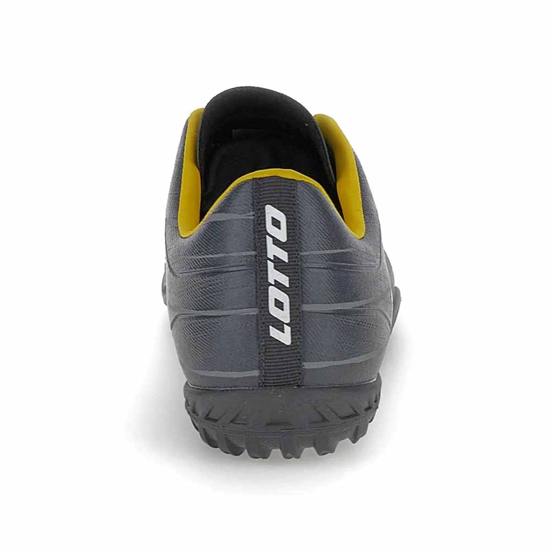 ZAPATO BABY FUTBOL NIÑO LOTTO SOLISTA TF JR GRIS/AMARILLO - 5