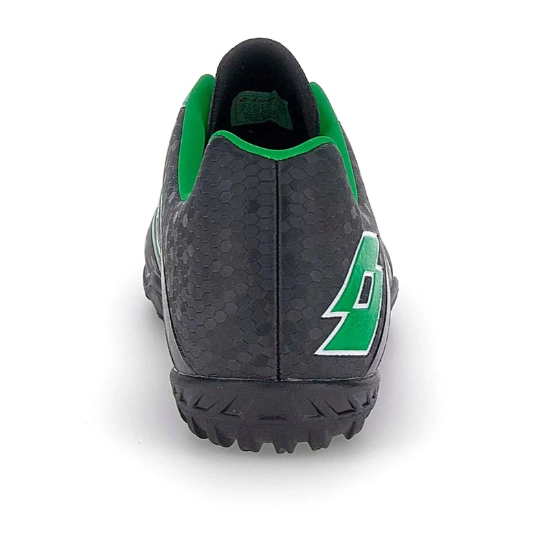 ZAPATO BABY FUTBOL HOMBRE LOTTO MAESTRO 700 V TF NEGRO/VERDE - 3