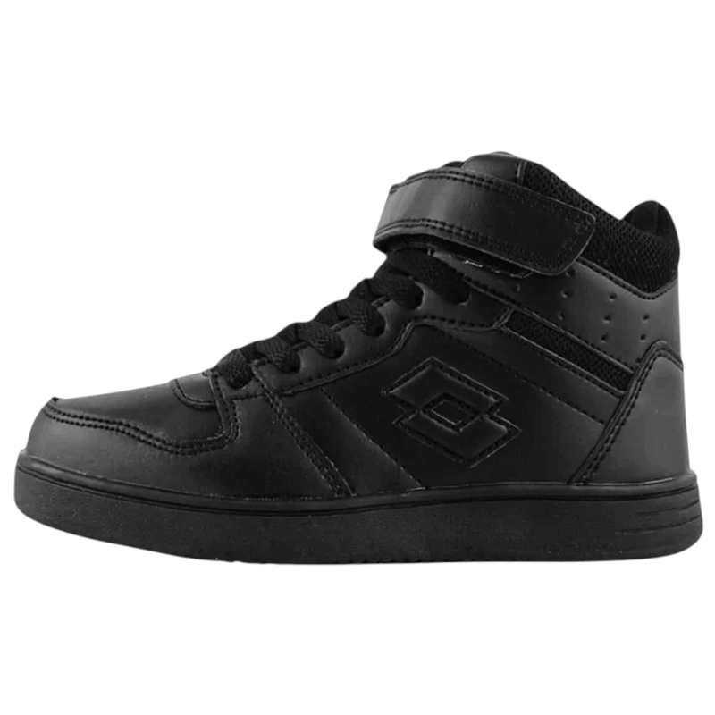 ZAPATILLA URBANA CAÑA ALTA JUVENIL LOTTO SKATE NEGRA - 2