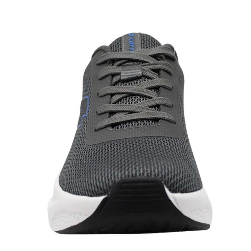 ZAPATILLA RUNNING HOMBRE LOTTO CORRENTE GRIS AZUL - 3
