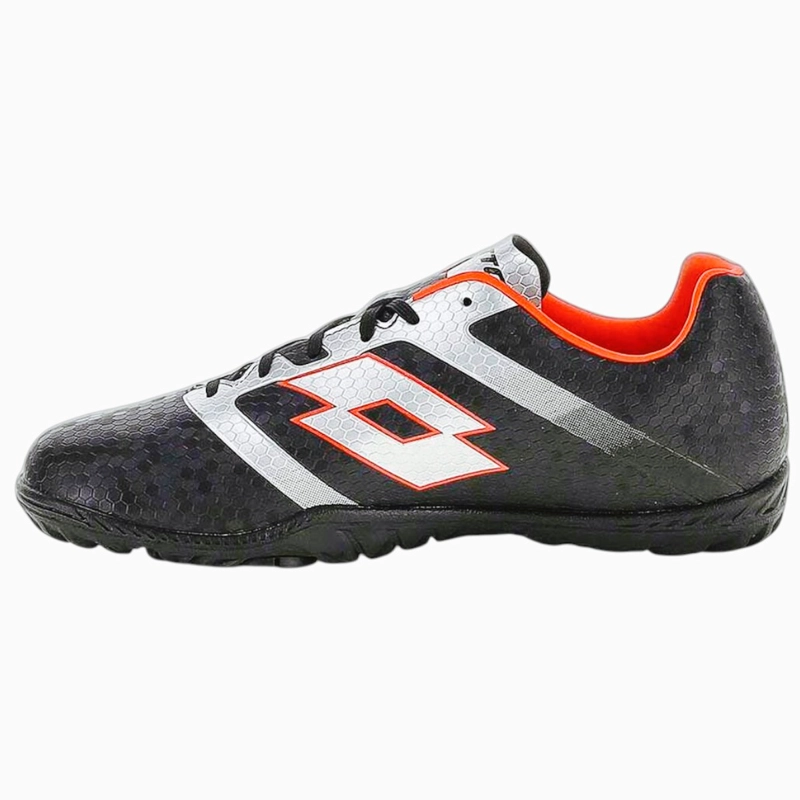 ZAPATO BABY FUTBOL HOMBRE LOTTO MAESTRO 700 V TF NEGRO/ROJO - 2