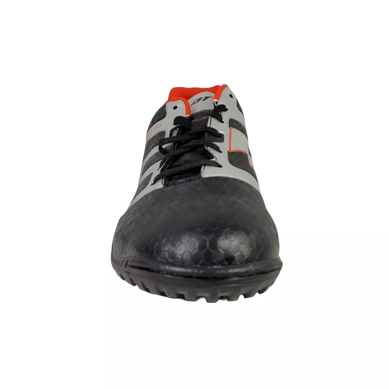 ZAPATO BABY FUTBOL HOMBRE LOTTO MAESTRO 700 V TF NEGRO/ROJO - 3