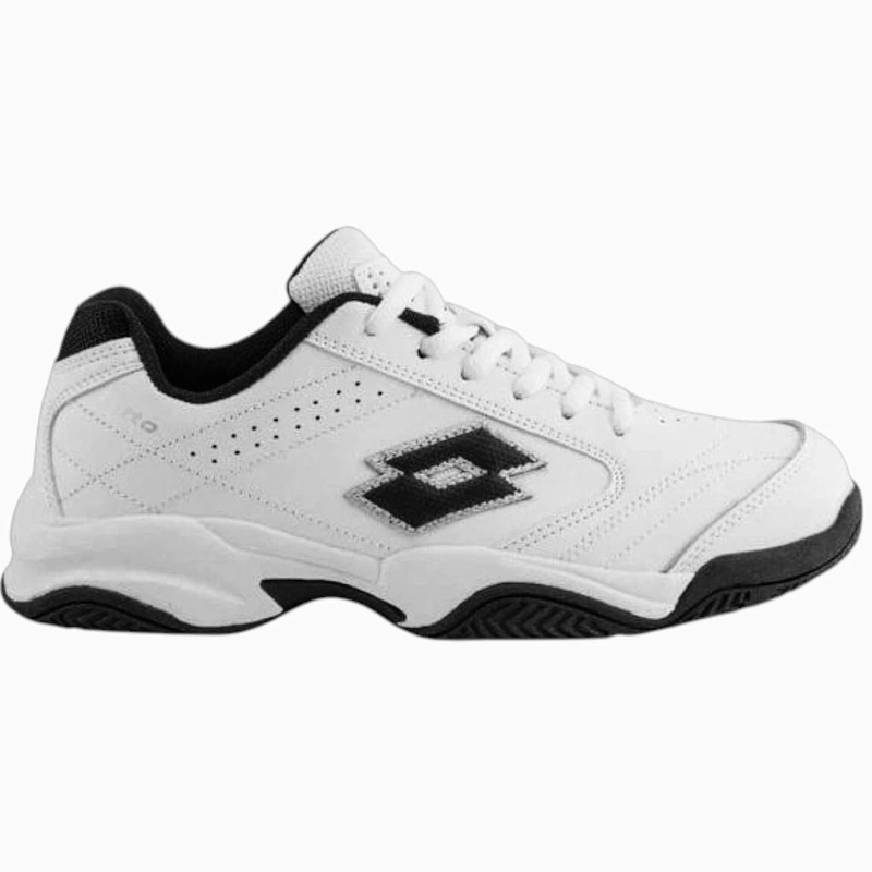 ZAPATILLA URBANA JUVENIL LOTTO COURT BLANCA AZUL POFUNDO - 1