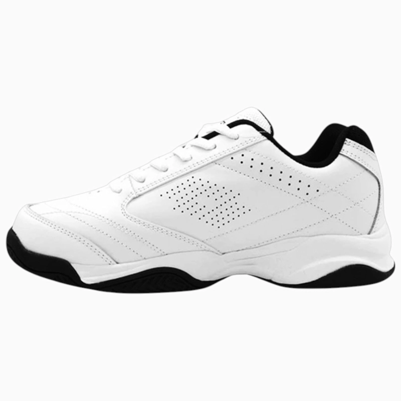 ZAPATILLA URBANA JUVENIL LOTTO COURT BLANCA AZUL POFUNDO - 2