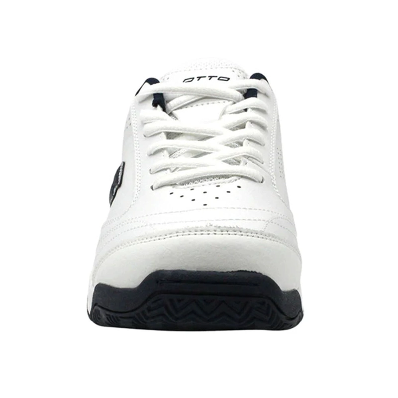 ZAPATILLA URBANA JUVENIL LOTTO COURT BLANCA AZUL POFUNDO - 3