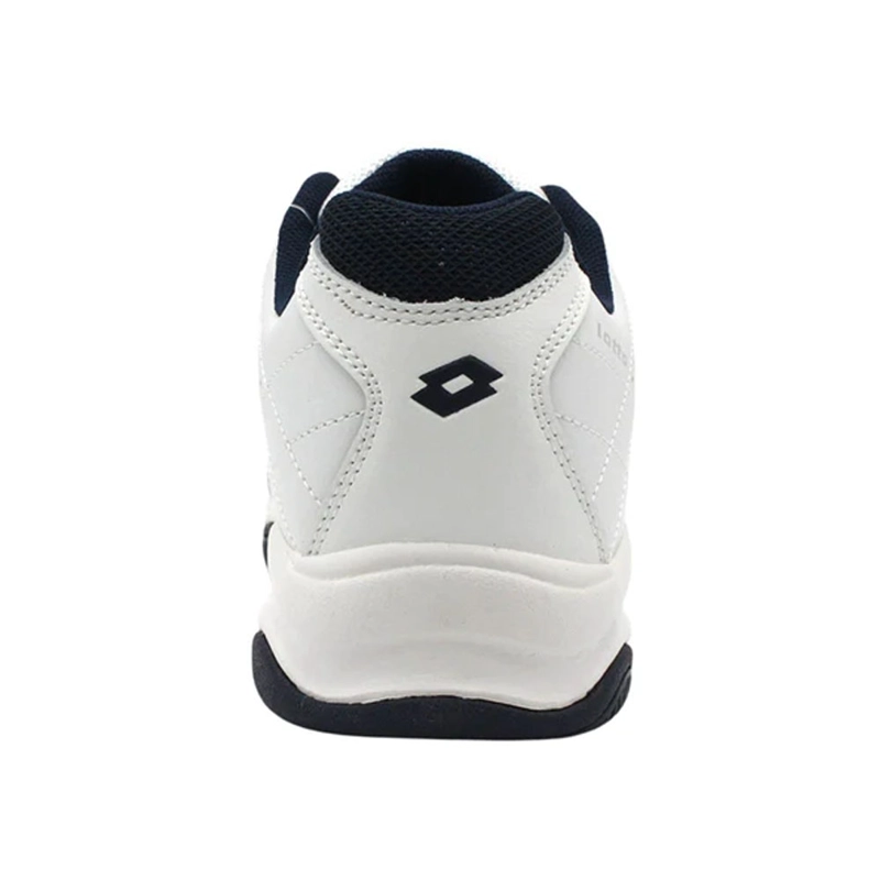 ZAPATILLA URBANA JUVENIL LOTTO COURT BLANCA AZUL POFUNDO - 4