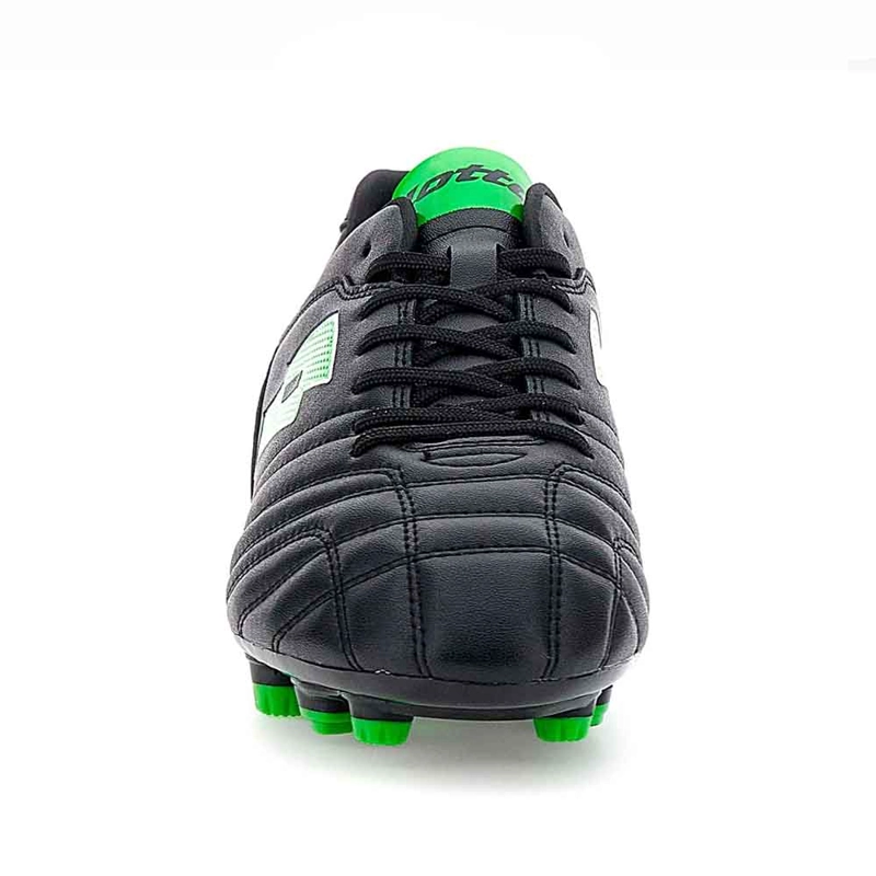 ZAPATO FUTBOL HOMBRE LOTTO STADIO 705 FG NEGRO/VERDE - 3