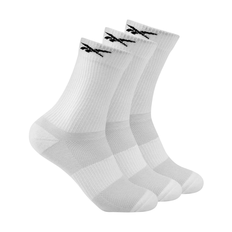 CALCETINES TRIPACK REEBOK TRAINING TE MID CREW SOCK UNISEX BLANCOS - 1