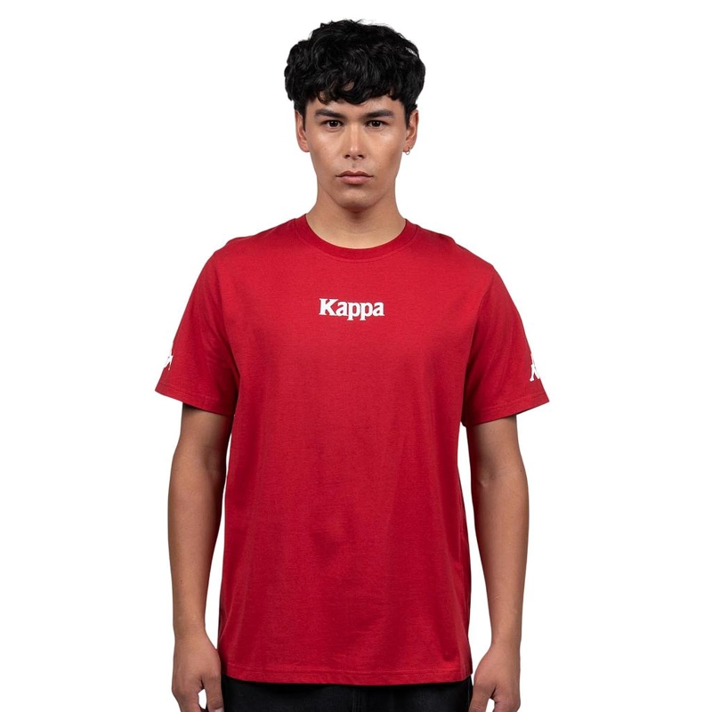 POLERA HOMBRE KAPPA ROJO PURE LOGO OMINI - 1