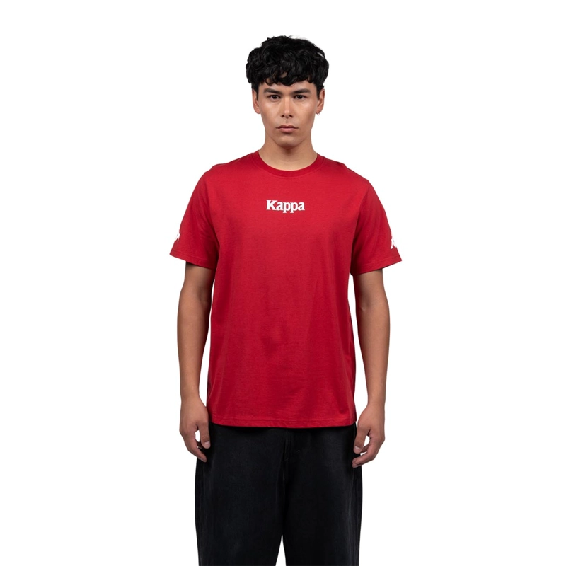 POLERA HOMBRE KAPPA ROJO PURE LOGO OMINI - 2