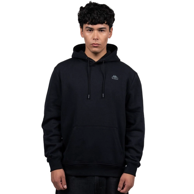 POLERON KAPPA HOMBRE HODDIE NEGRO CLASSIC - 1