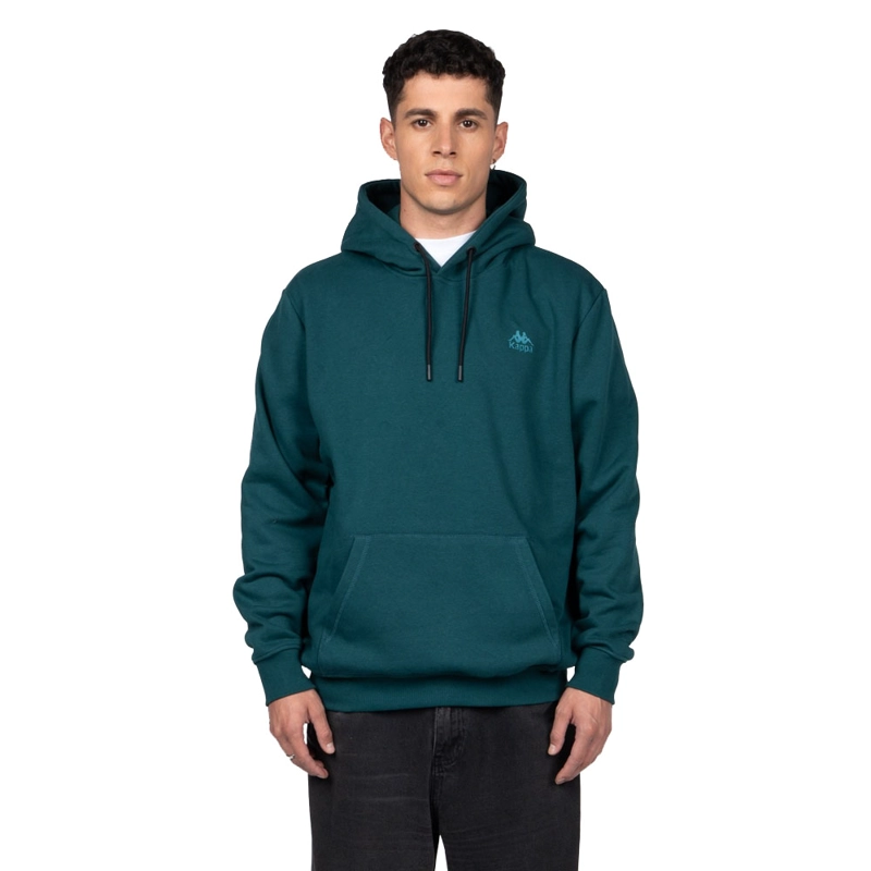 POLERON KAPPA HOMBRE HODDIE VERDE CLASSIC - 1
