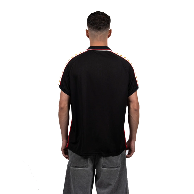 POLERA KAPPA HOMBRE AUTHENTIC NEGRO DORADO - 4