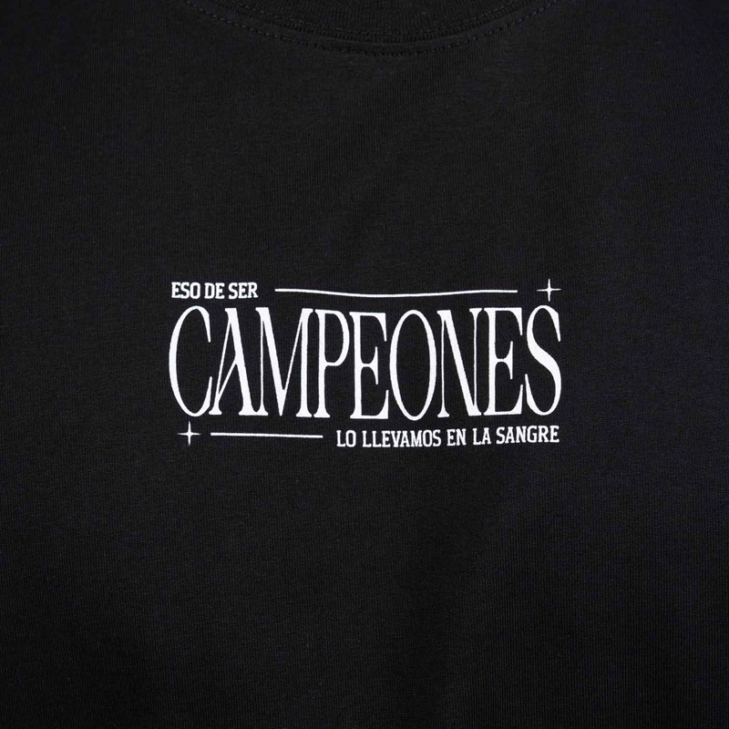 POLERA HOMBRE COLO COLO OVERSIZE 'CAMPEONES' NEGRO - 5