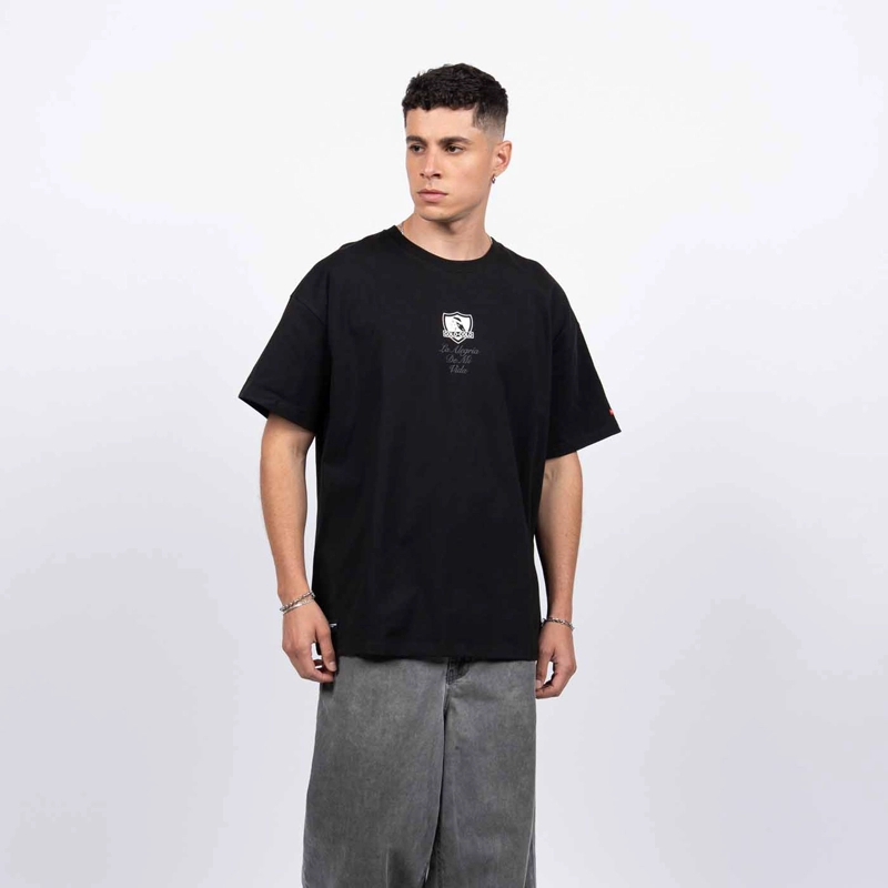POLERA COLO COLO URBANO 'LA ALEGRIA DE MI VIDA' NEGRO - 2