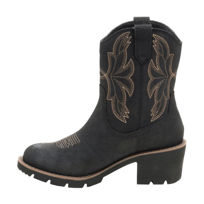 BOTA CASUAL TEXANA MUJER REWRITE FRONTIER NEGRA CAT - 2
