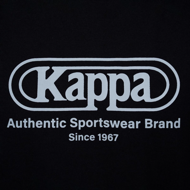 POLERA HOMBRE KAPPA NEGRO PURE LOGO - 4