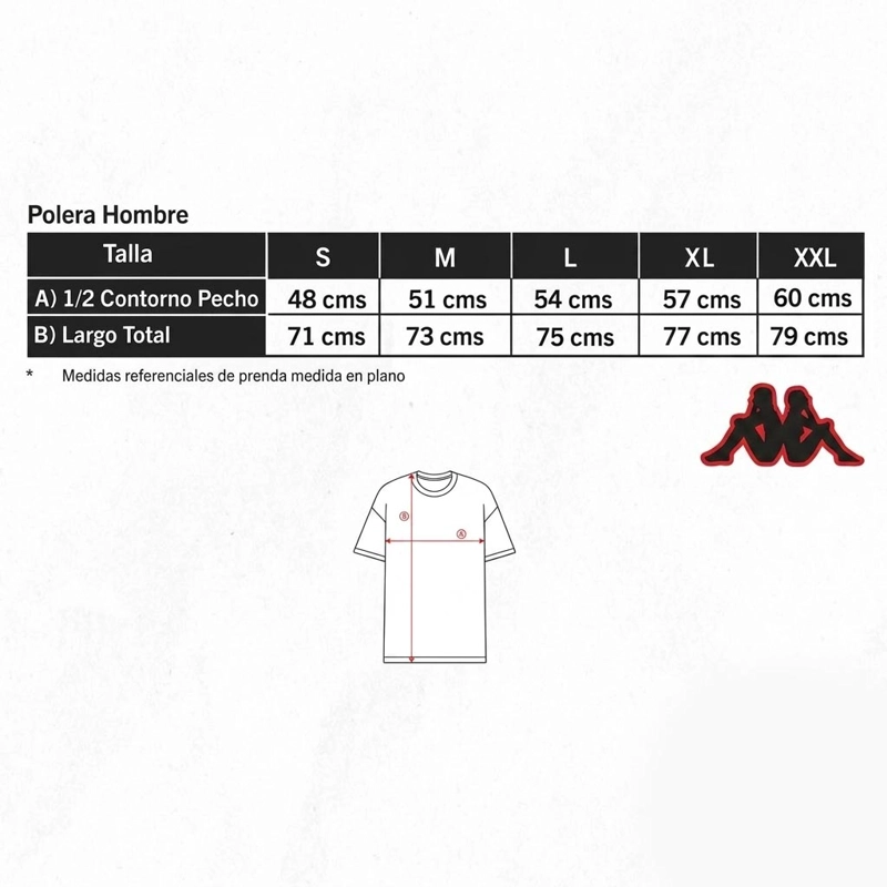 POLERA HOMBRE KAPPA NEGRO PURE LOGO - 5