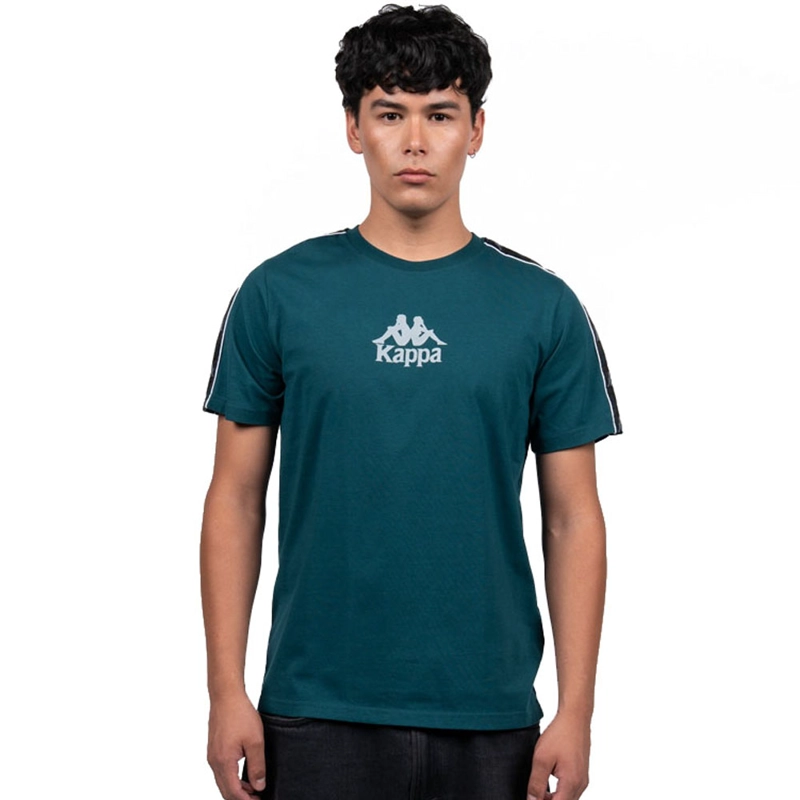 POLERA KAPPA HOMBRE LOGO FRONT VERDE - 1