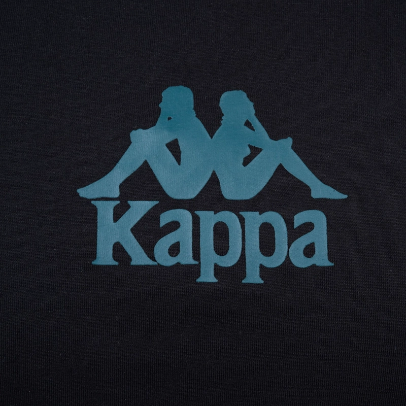POLERA KAPPA HOMBRE BLACK LOGO FRONT NEGRA - 4