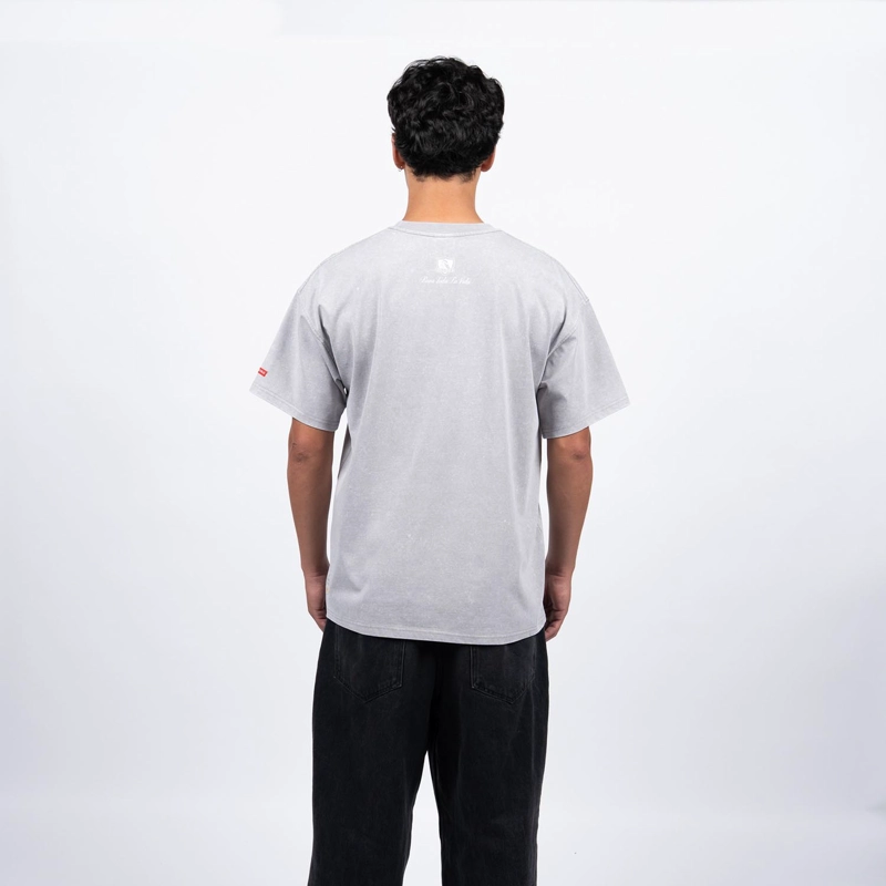POLERA HOMBRE COLO COLO URBANO GRIS ESCUDO GRIS - 3
