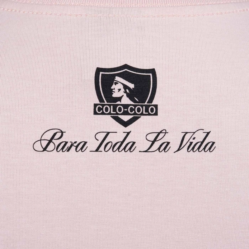 POLERA HOMBRE COLO-COLO URBANO 'PARA TODA LA VIDA' ROSADO - 5