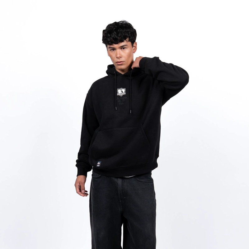 POLERON COLO COLO URBANO HOODIE LA ALEGRIA DE MI VIDA NEGRO - 2