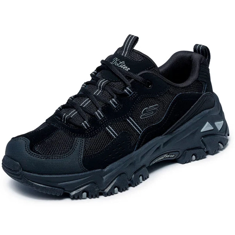ZAPATILLAS MUJER SKECHERS D'LITES HIKER NEGRO 180128-BBK - 3