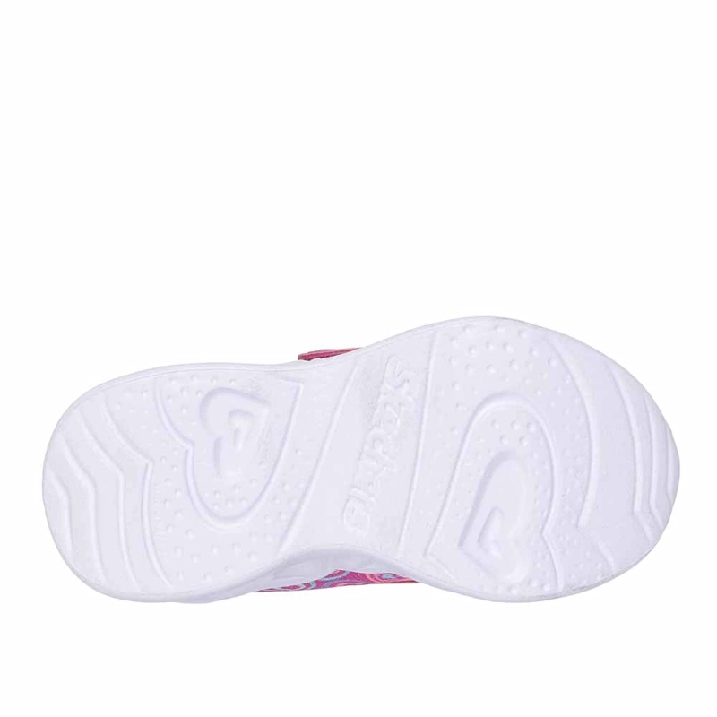 ZAPATILLAS C/ LUCES INFANTILES NIÑA SKECHERS S LIGHTS-HEART LIGHTS-BOOGIE ROSADO - 5