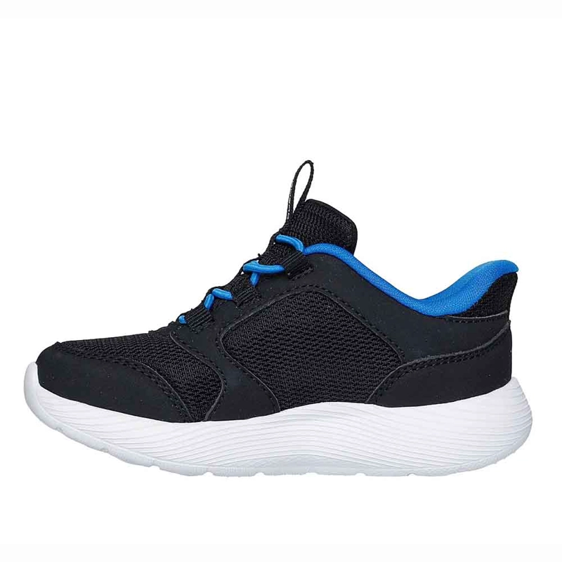 ZAPATILLAS INFANTILES NIÑO SKECHERS SLIP-INS DYNA-LITE-TURBO-BRISK BUDDIES NEGRO - 2