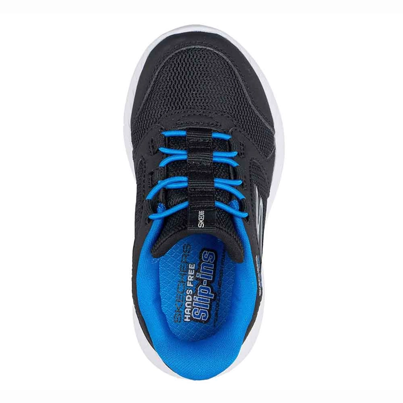 ZAPATILLAS INFANTILES NIÑO SKECHERS SLIP-INS DYNA-LITE-TURBO-BRISK BUDDIES NEGRO - 4