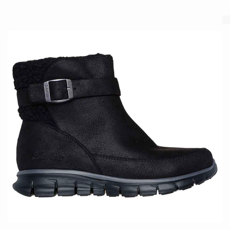 BOTAS MUJER SKECHERS SYNERGY - DIVA LANE NEGRO 167940-BLK - 1