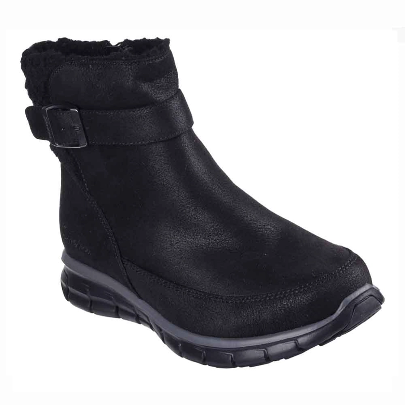 BOTAS MUJER SKECHERS SYNERGY - DIVA LANE NEGRO 167940-BLK - 3