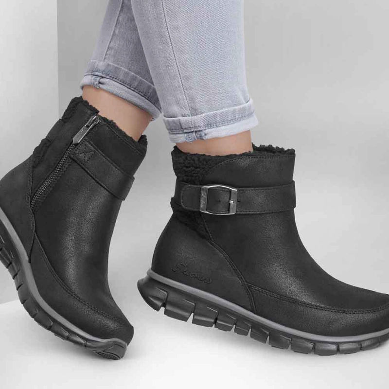 BOTAS MUJER SKECHERS SYNERGY - DIVA LANE NEGRO 167940-BLK - 5