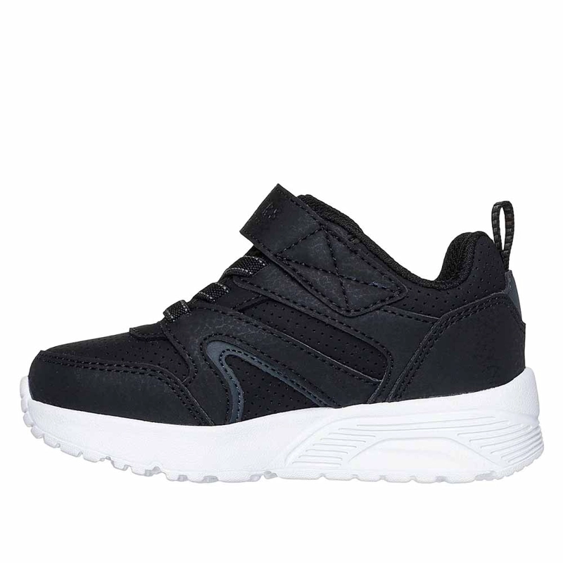 ZAPATILLAS INFANTILES NIÑO SKECHERS UNO LITE - ECHO SURGE NEGRO 403640N-BKW - 2