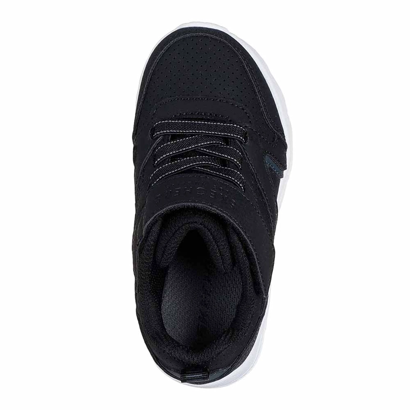 ZAPATILLAS INFANTILES NIÑO SKECHERS UNO LITE - ECHO SURGE NEGRO 403640N-BKW - 4